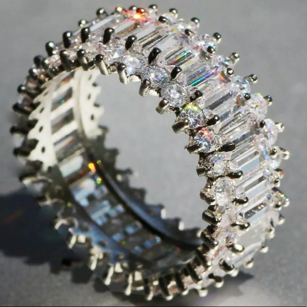 Sterling silver shiny ring
